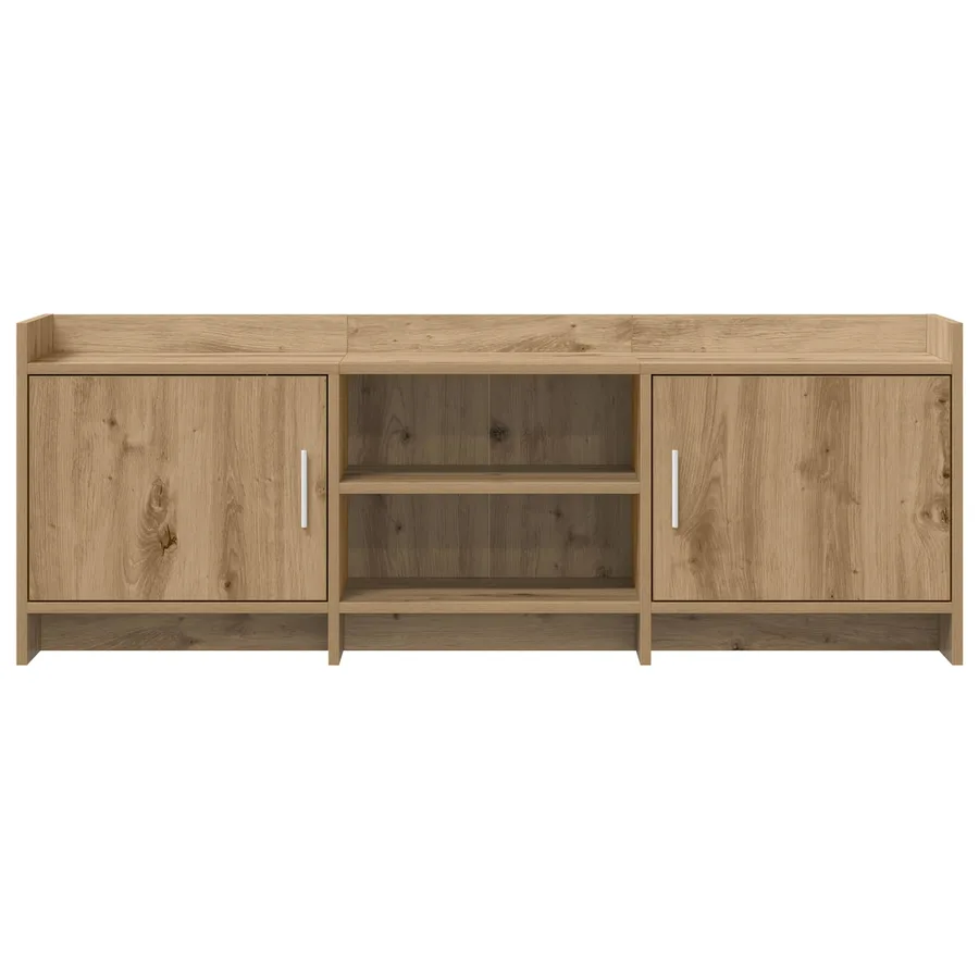 Meuble TV 130 x 33 x 47 cm Chêne artisanal Bois d'ingénierie - 5