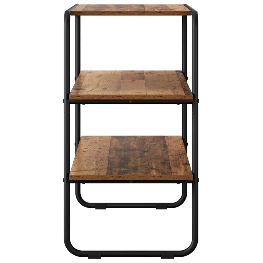 Table console Bois ancien 60 x 41 x 75 cm Bois d'ingénierie - 5