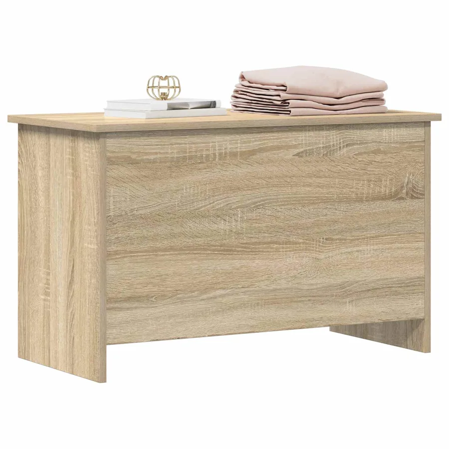 Coffre de rangement avec stockage Chêne Sonoma 80 x 40 x 50 cm - 2