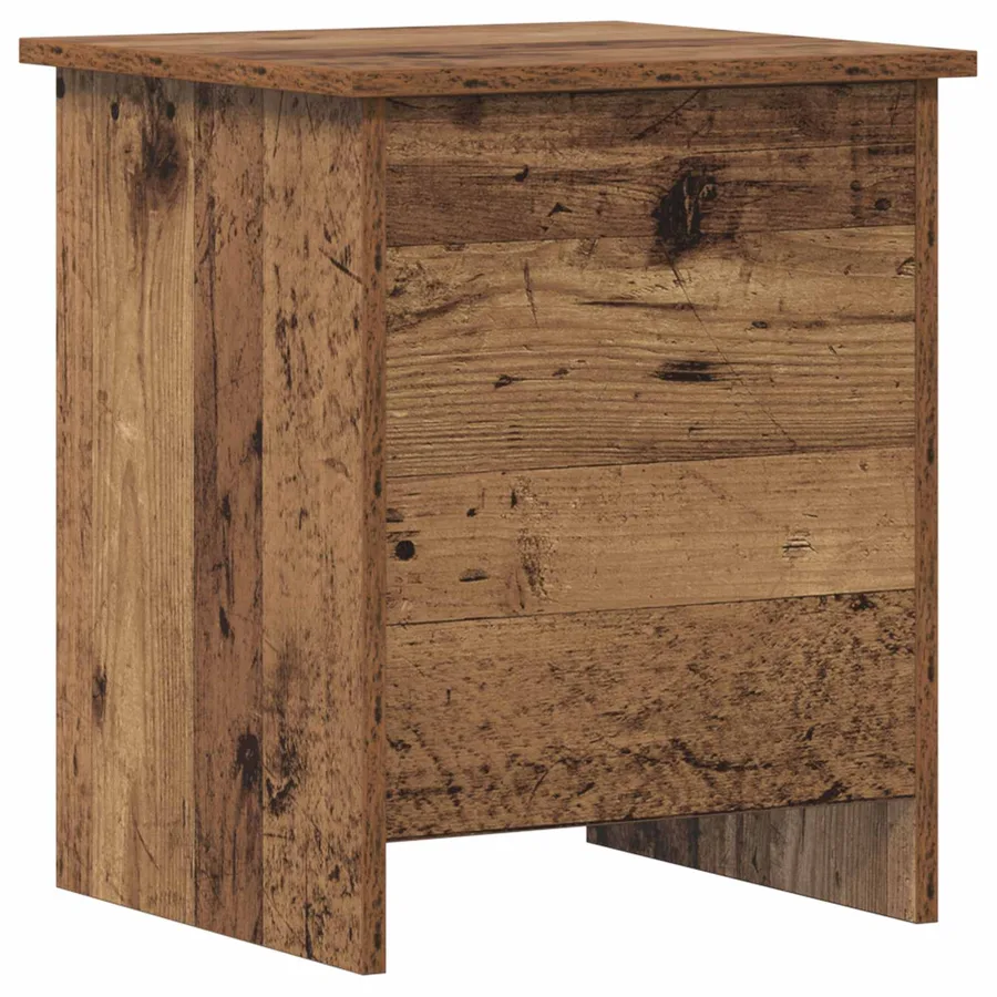 Coffre de rangement avec stockage Bois ancien 40 x 40 x 50 cm - 2