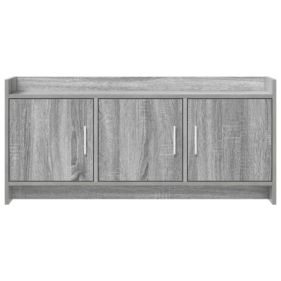 Meuble TV 102 x 33 x 47 cm Sonoma gris Bois d'ingénierie - 5