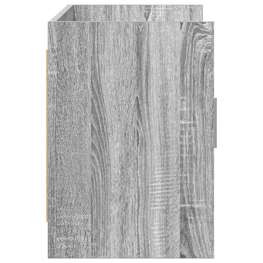 Meuble TV 102 x 33 x 47 cm Sonoma gris Bois d'ingénierie - 6