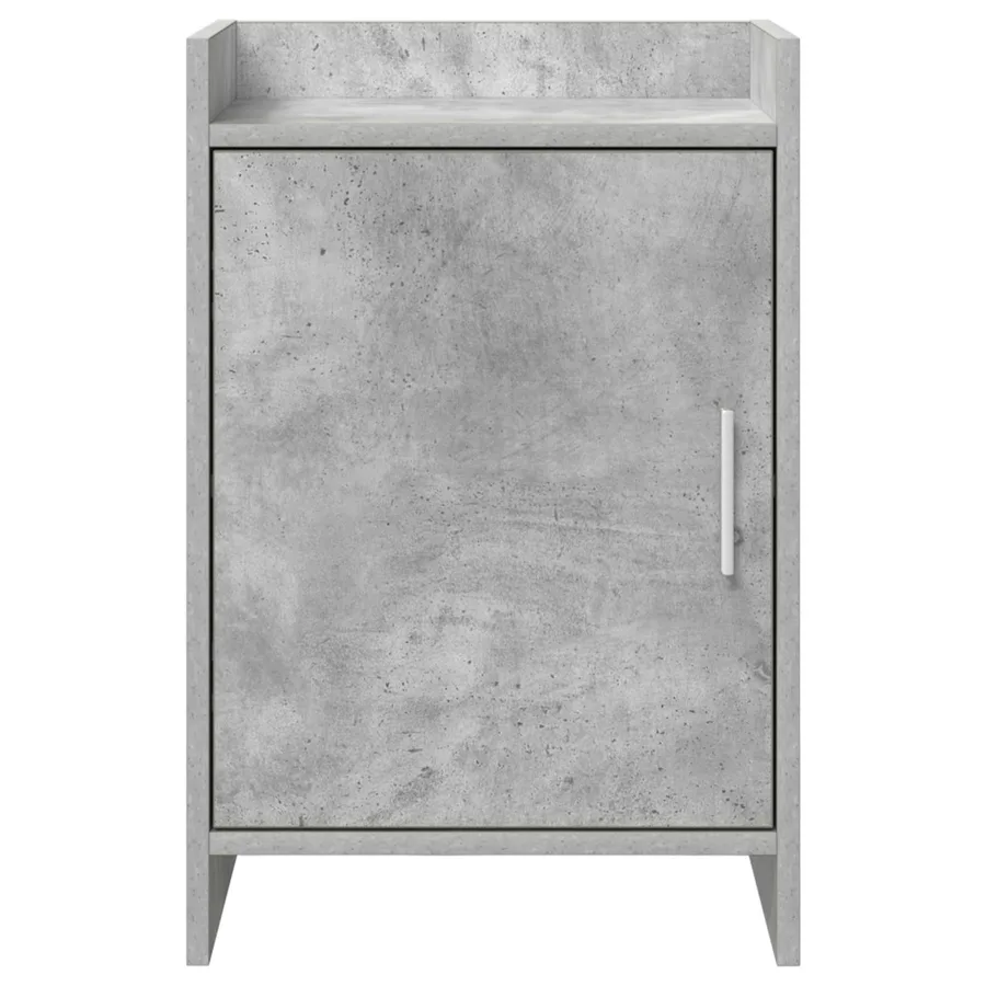 Tables de chevet Gris béton 40 x 30 x 60 cm Bois d'ingénierie - 4