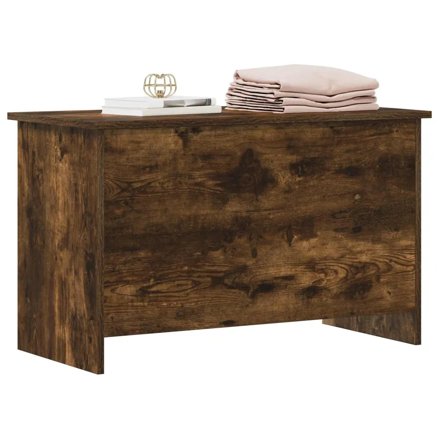 Coffre de rangement avec stockage Chêne fumé 80 x 40 x 50 cm - 3