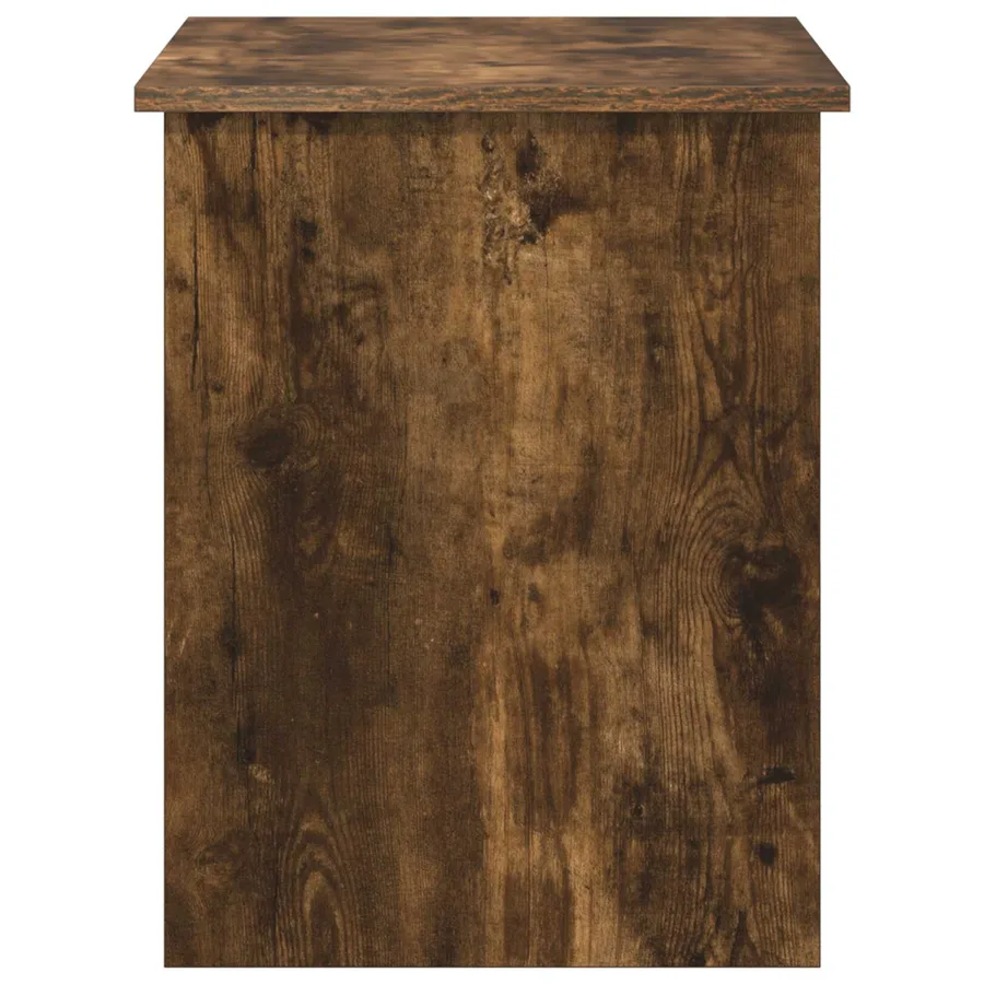 Coffre de rangement avec stockage Chêne fumé 80 x 40 x 50 cm - 7
