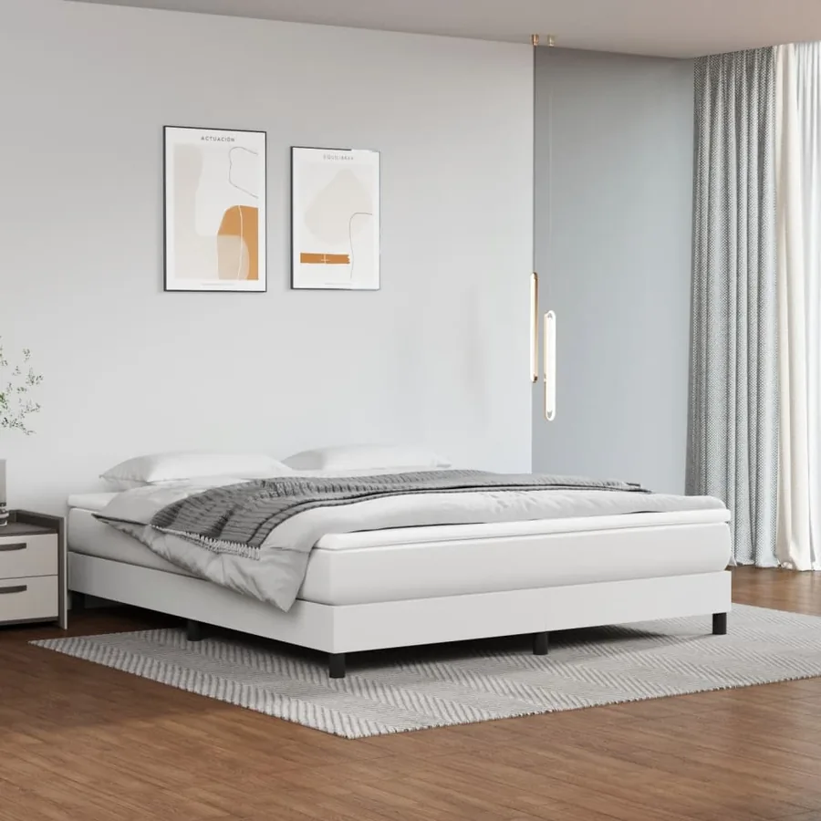 Matelas de lit à ressorts ensachés fermeté moyenne Blanc 160x200x20 cm