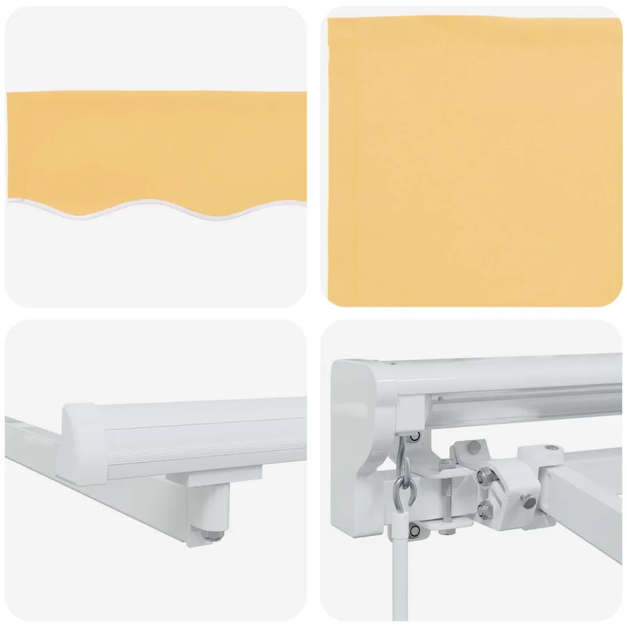 Auvent rétractable manuel Sable 3 x 2,5 m - 4