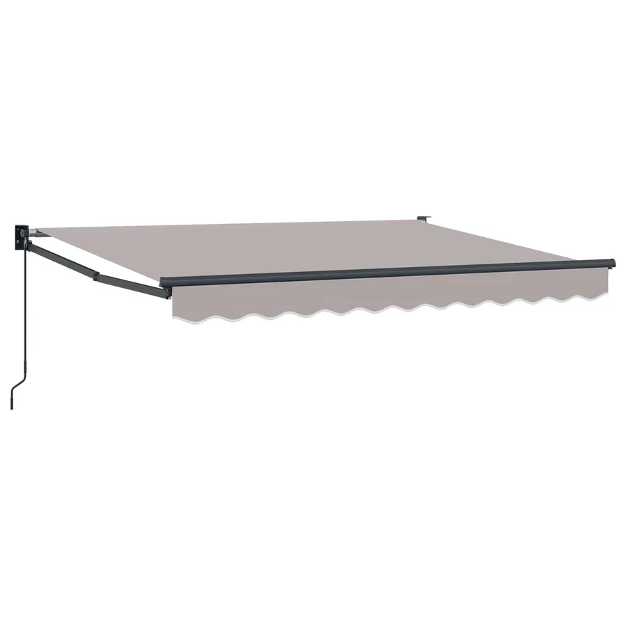 Auvent rétractable Gris clair 3 x 2 m - 2
