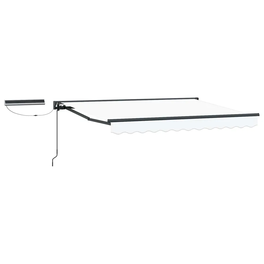 Auvent rétractable électrique Blanc 3,5 x 2 m - 2