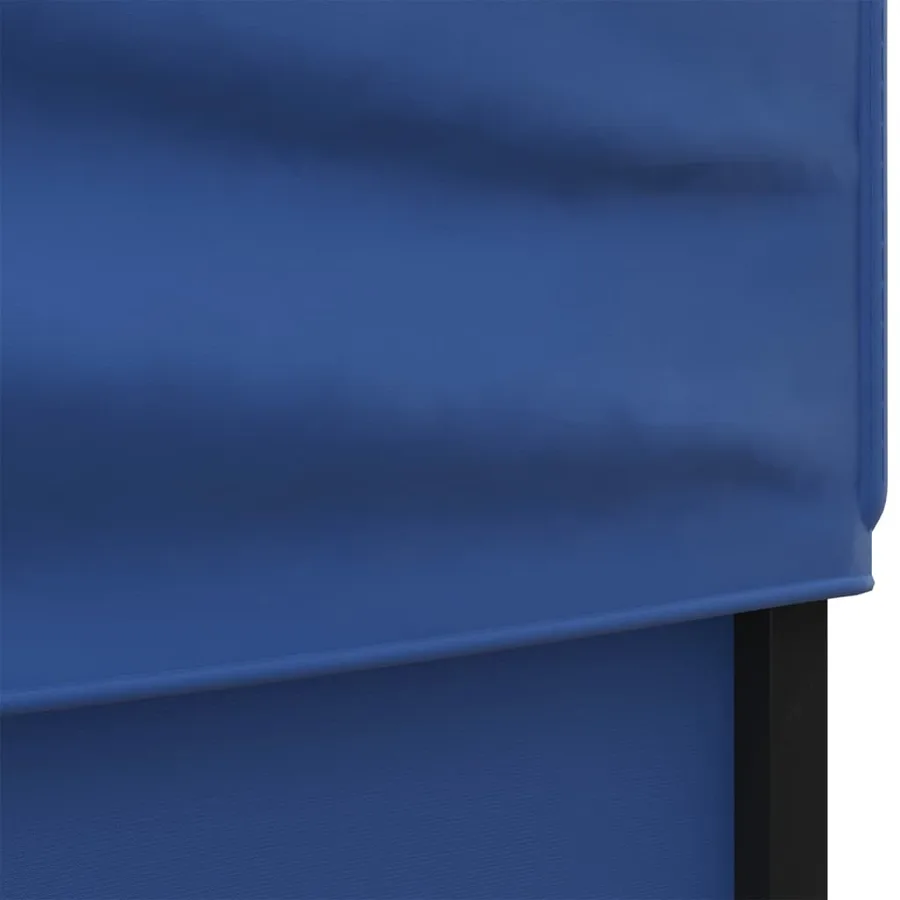 Tente de réception pliable avec parois Bleu 3x6 m - 8