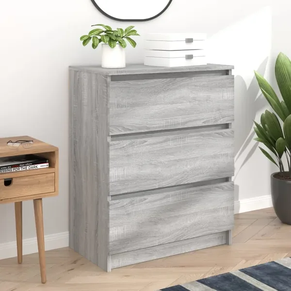 Buffet Sonoma gris 60x35x76 cm Bois d'ingénierie