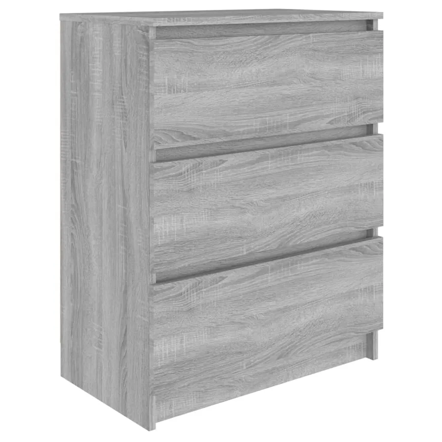 Buffet Sonoma gris 60x35x76 cm Bois d'ingénierie - 2