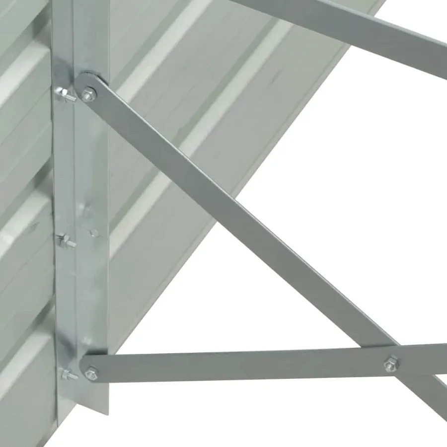 Lit surélevé de jardin Acier galvanisé 480x80x77 cm Anthracite - 7