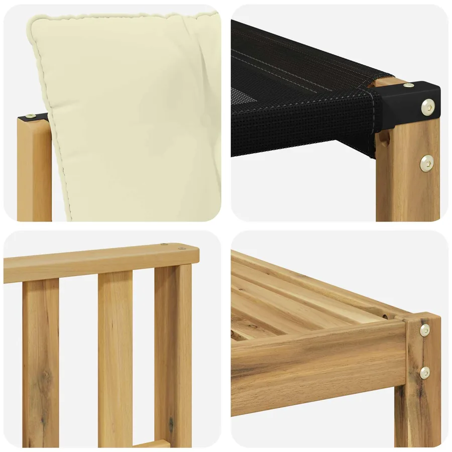 Ensemble de canapés d'extérieur 6 pcs Blanc et crème - 6