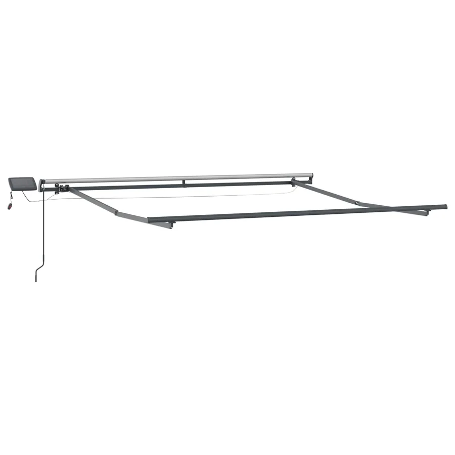 Auvent rétractable Sable 600 × 300 cm Tissu et Aluminium - 4