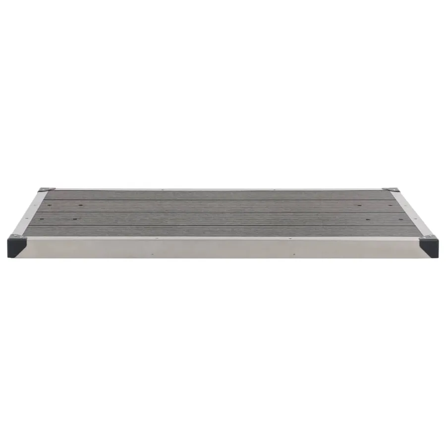 Douche de jardin avec base gris 220 cm Aluminium - 12