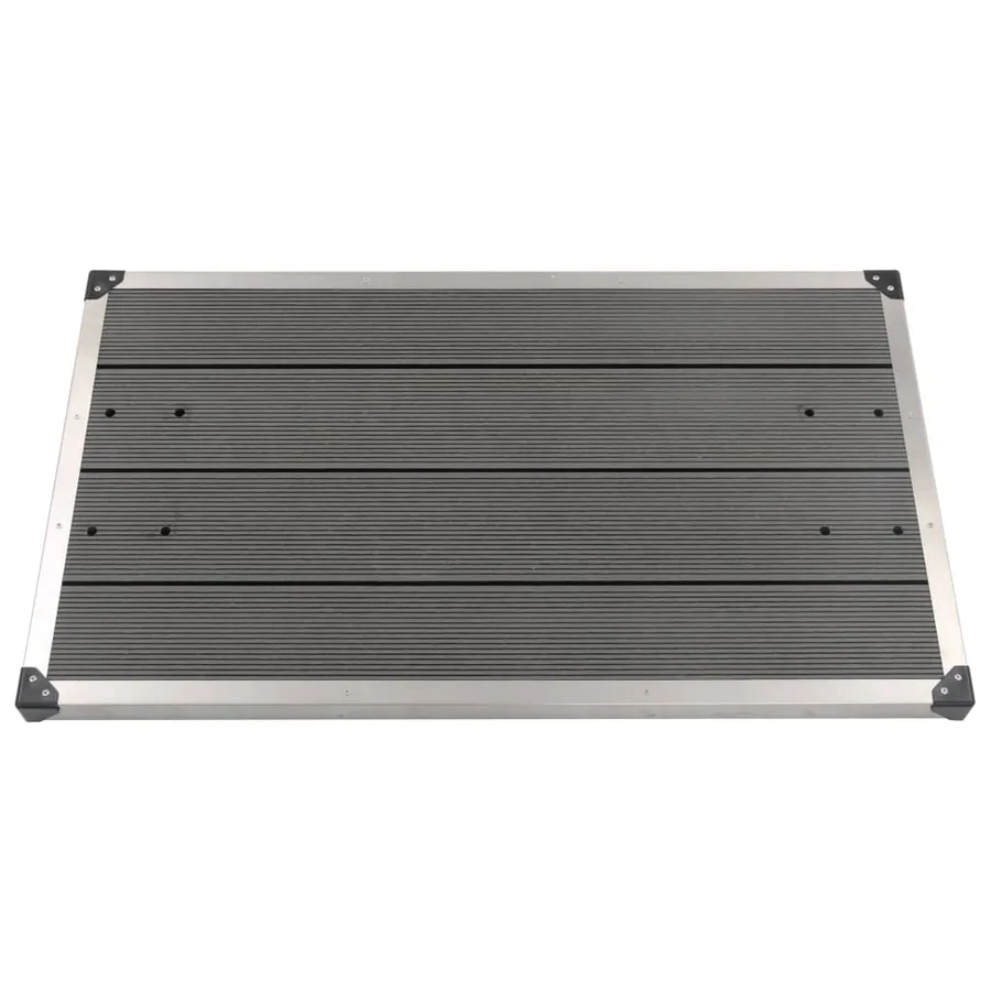 Douche de jardin avec base gris 220 cm Aluminium - 13