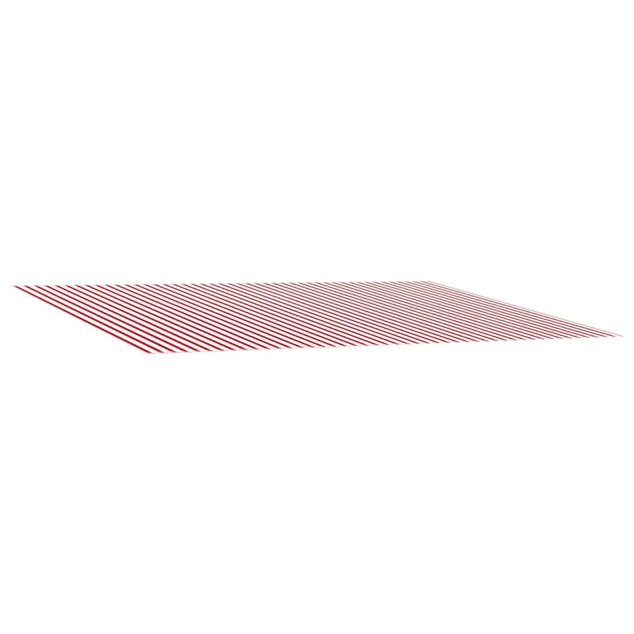 Toile de rechange pour auvent Rouge et Blanc 450 × 350 cm - 2