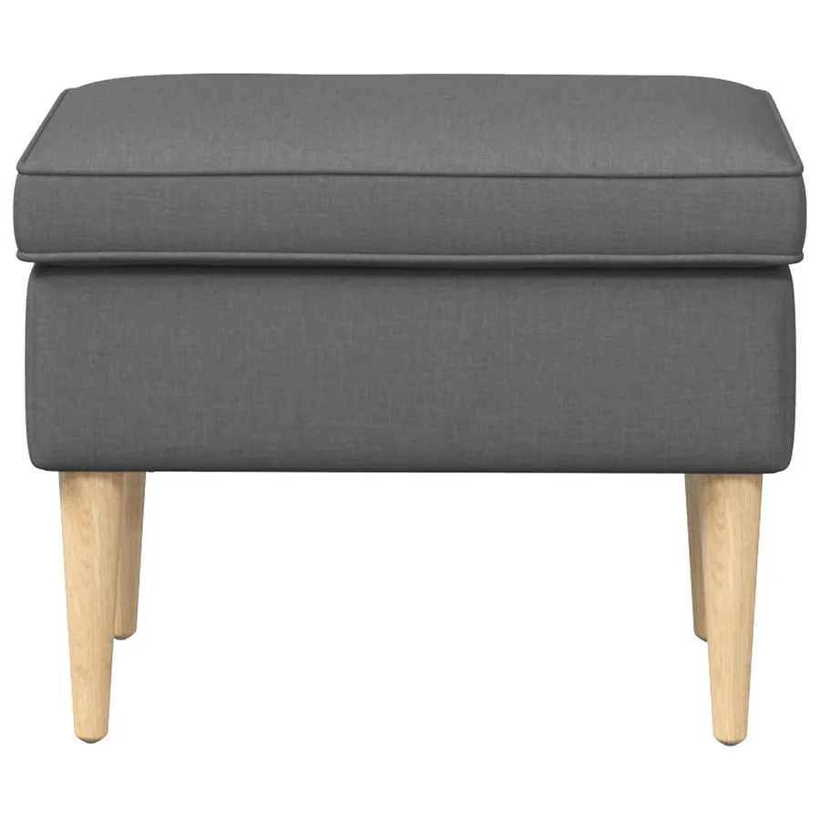 Pouf Gris foncé 55 x 35 x 41 cm - 3