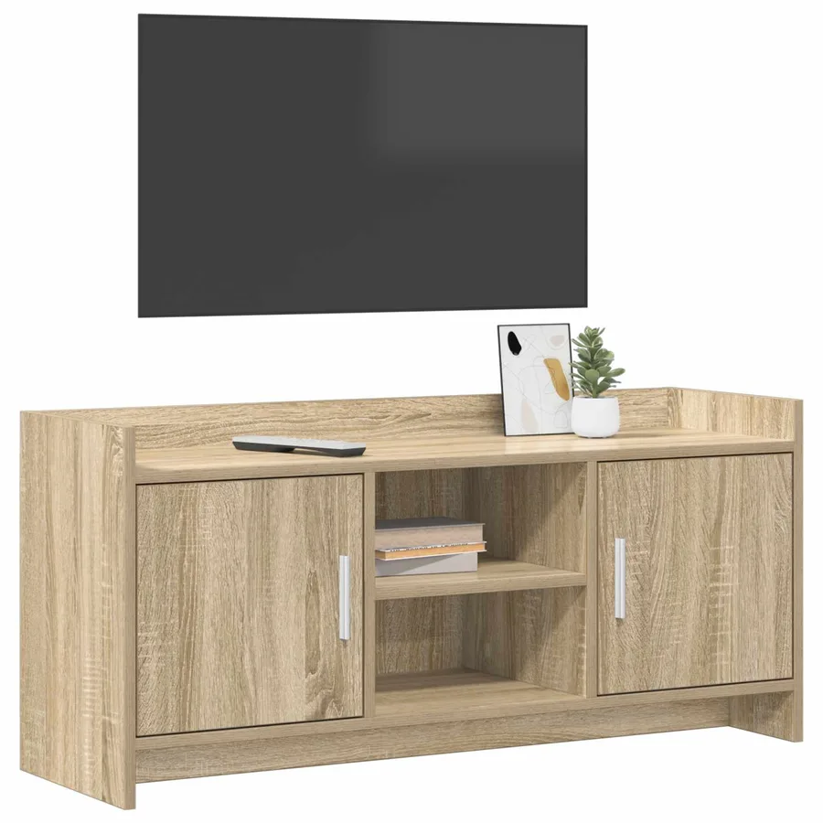 Meuble TV 102 x 33 x 47 cm Chêne Sonoma Bois d'ingénierie - 3
