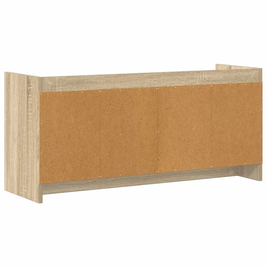 Meuble TV 102 x 33 x 47 cm Chêne Sonoma Bois d'ingénierie - 7