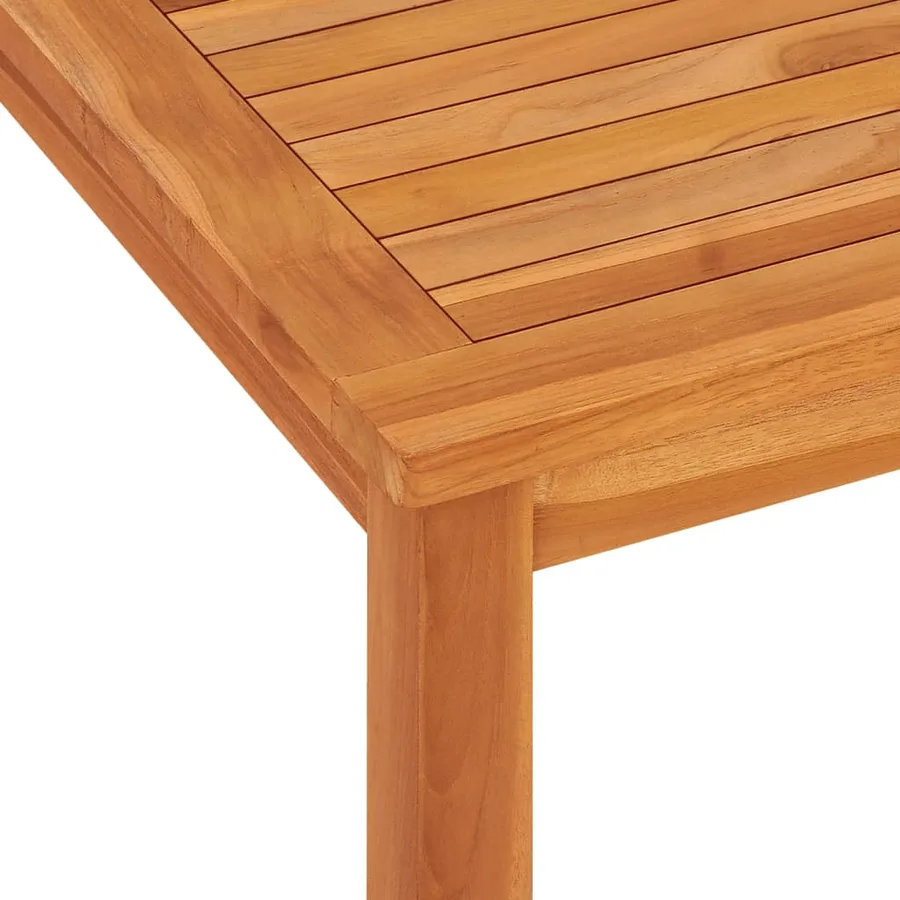 Ensemble à manger de jardin 5pcs Bois de teck massif - 8