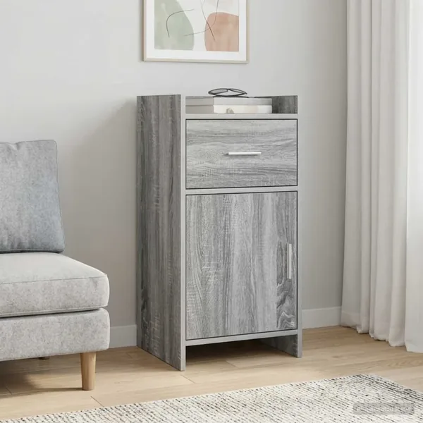 Buffet Sonoma gris 40 x 36 x 80 cm Bois d'ingénierie