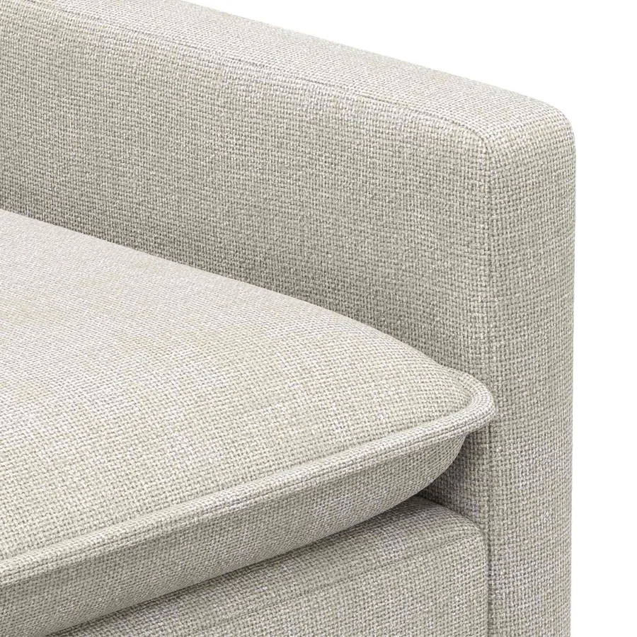 Canapé Crème 156 x 81 x 87,5 cm Polyester - 6