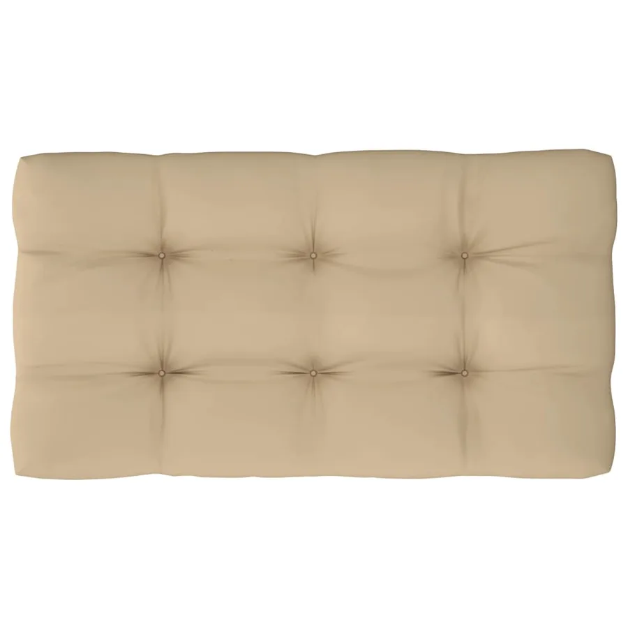 Canapé central palette de jardin Gris Bois de pin imprégné - 5