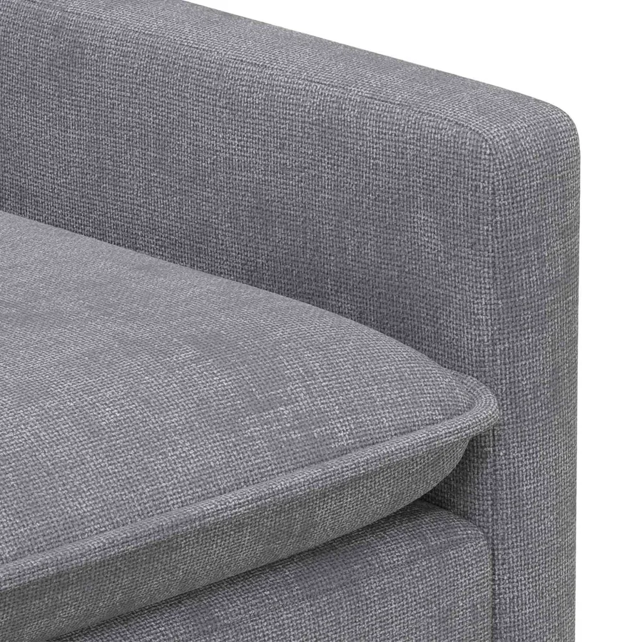 Canapé Gris clair 156 x 81 x 87,5 cm Polyester - 6