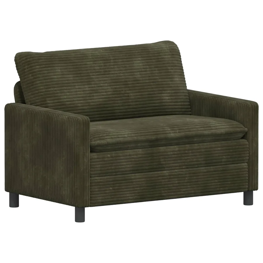 Canapé Vert 126 x 81 x 87,5 cm Polyester - 2