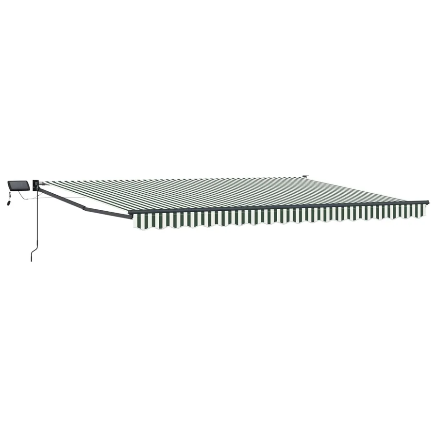 Store rétractable manuel avec LEDs 4,5 × 3 m - 2