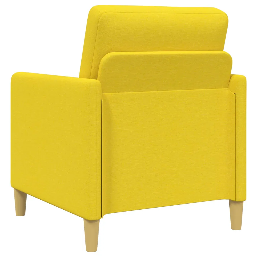 Sofa avec rangement Jaune clair 72 x 78 x 87 cm Polyester - 6
