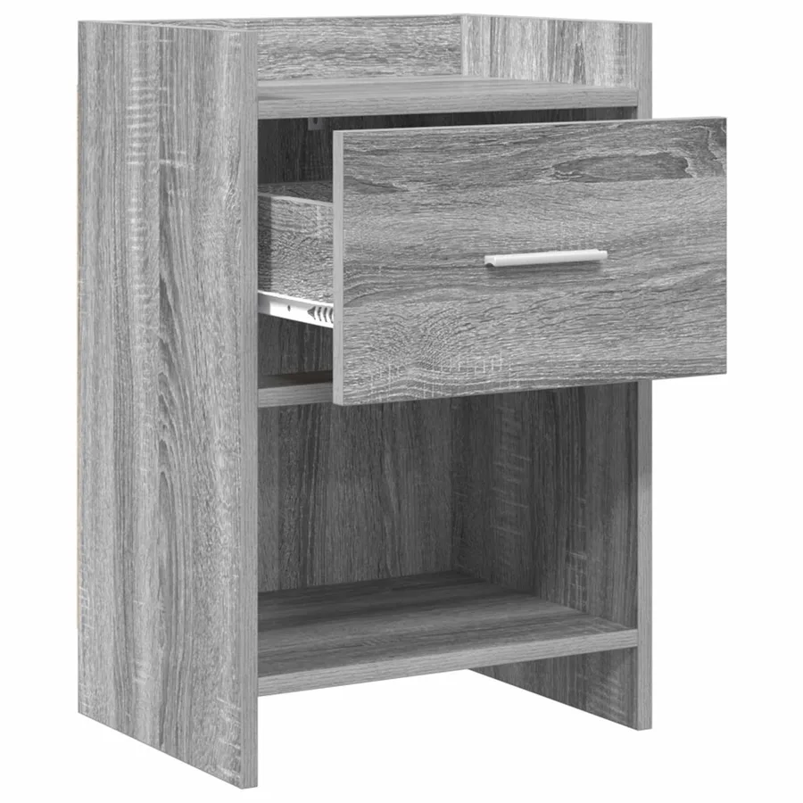 Tables de chevet Sonoma gris 40 x 30 x 60 cm Bois d'ingénierie - 3