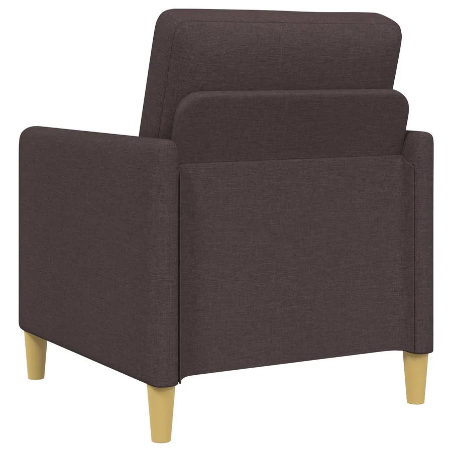 Sofa avec rangement Marron foncé 72 x 78 x 87 cm Polyester - 6