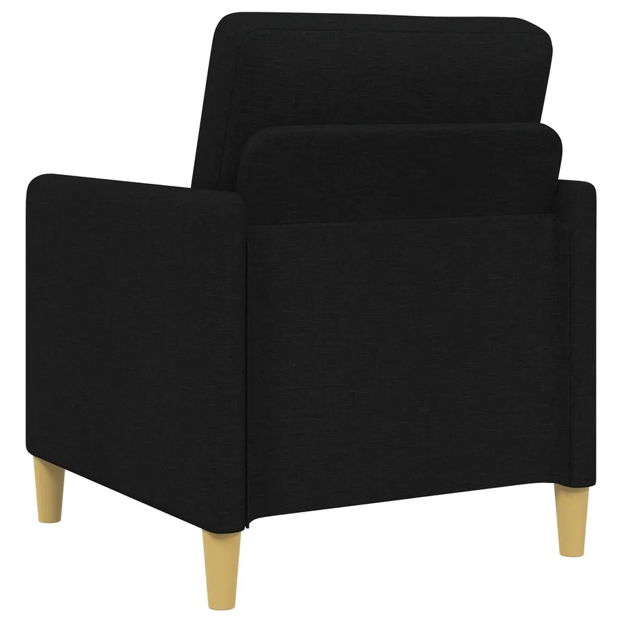 Sofa avec rangement Noir 72 x 78 x 87 cm Polyester - 6