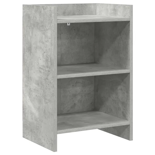 Tables de chevet Gris béton 40 x 30 x 60 cm Bois d'ingénierie
