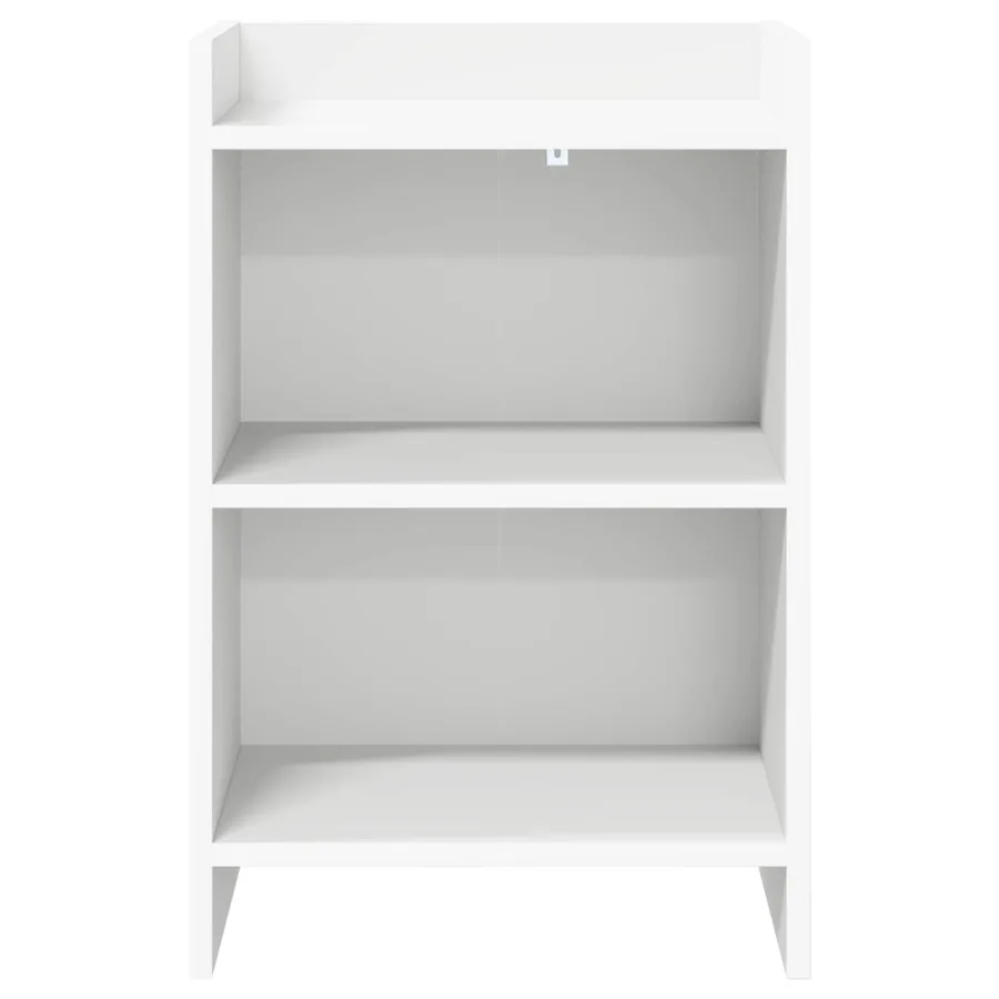 Tables de chevet 2 pcs Blanc 40 x 30 x 60 cm Bois d'ingénierie - 3