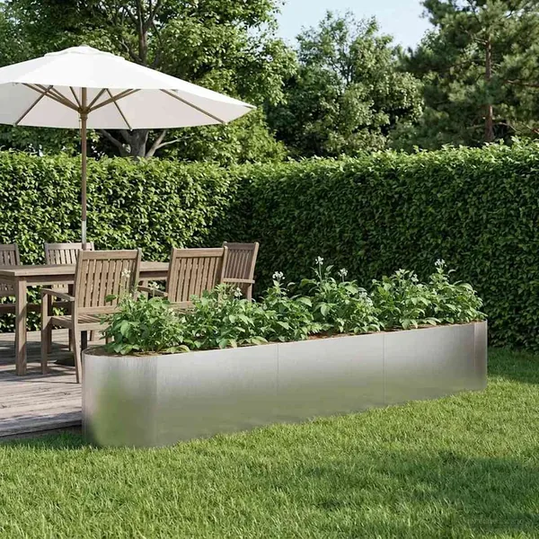 Jardin surélevé Acier inoxydable 300 x 40 x 40 cm Acier