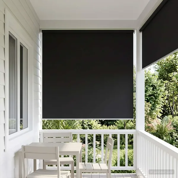 Store roulant extérieur protection UV Anthracite Polyester