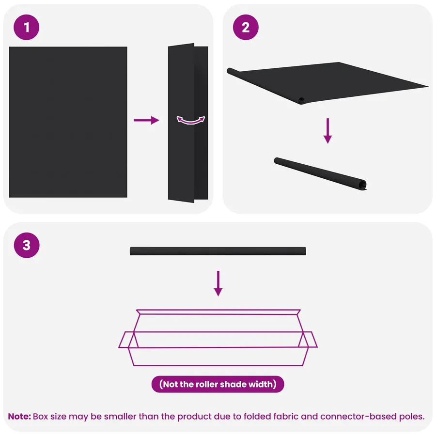 Store roulant extérieur protection UV Anthracite Polyester - 16