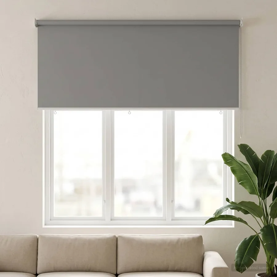 Store roulant extérieur protection UV Gris clair Polyester - 3