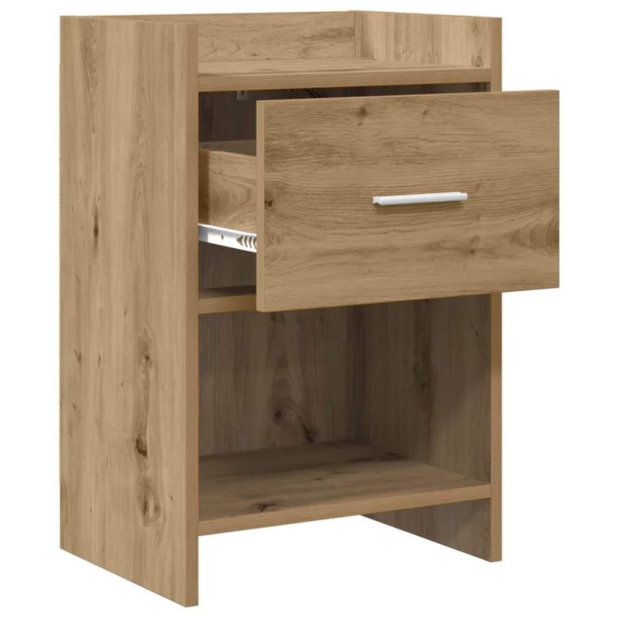 Tables de chevet 2 pc Chêne artisanal 40 x 30 x 60 cm - 3