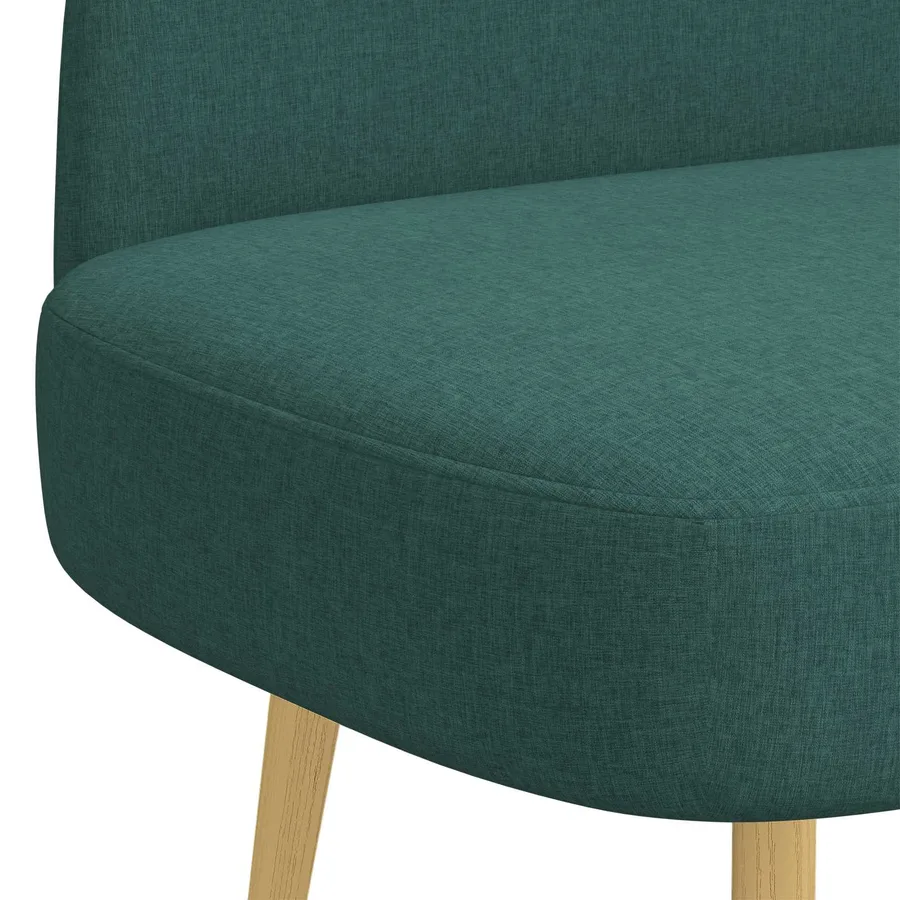 Banc rembourré avec dossier Vert foncé 110 x 60 x 76 cm - 5