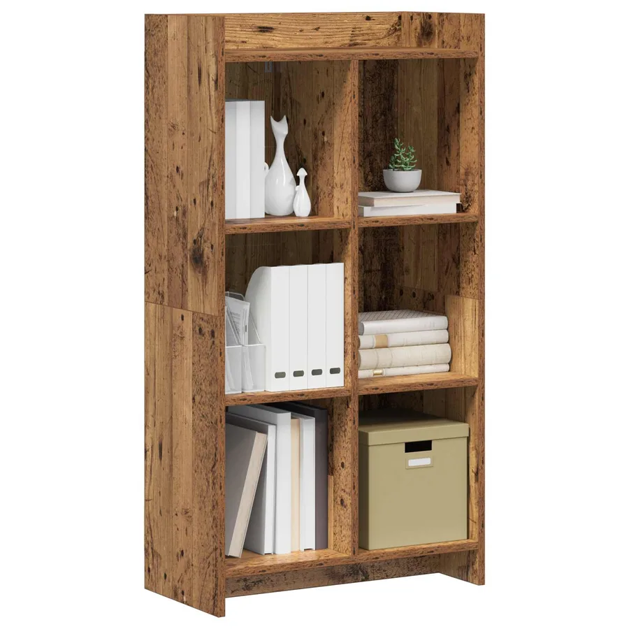Bibliothèque Bois ancien 59 x 30 x 111 cm Bois d'ingénierie - 3