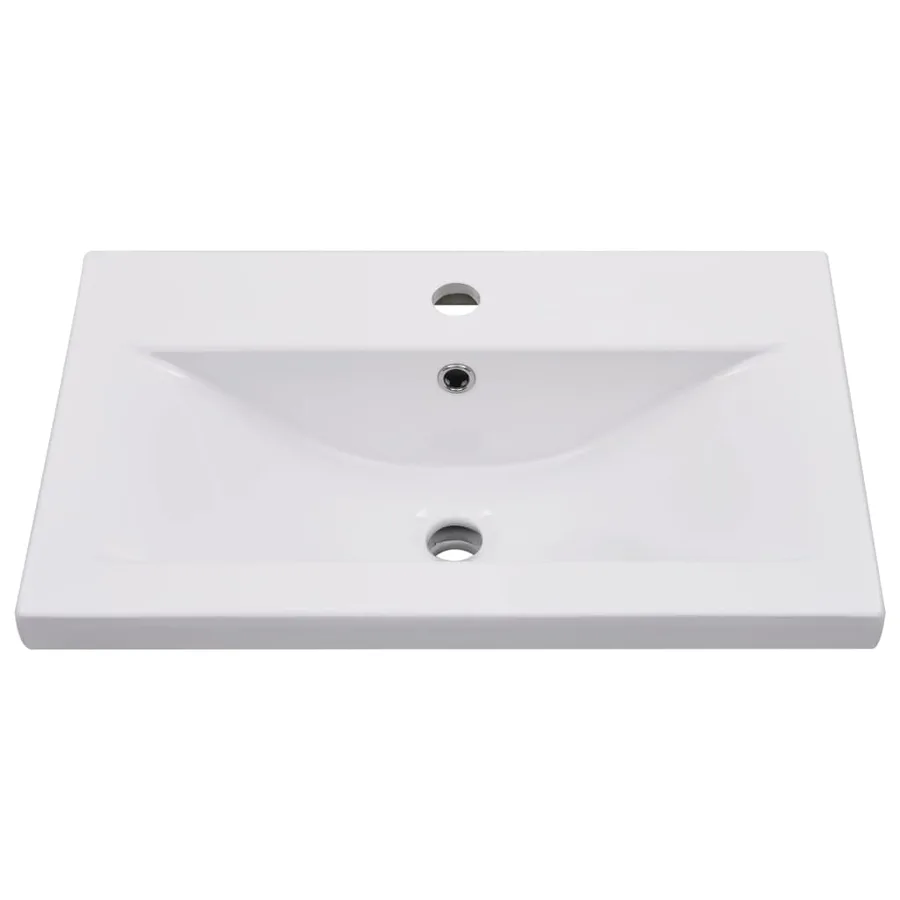 Ensemble de meubles de salle de bain Blanc Aggloméré - 13