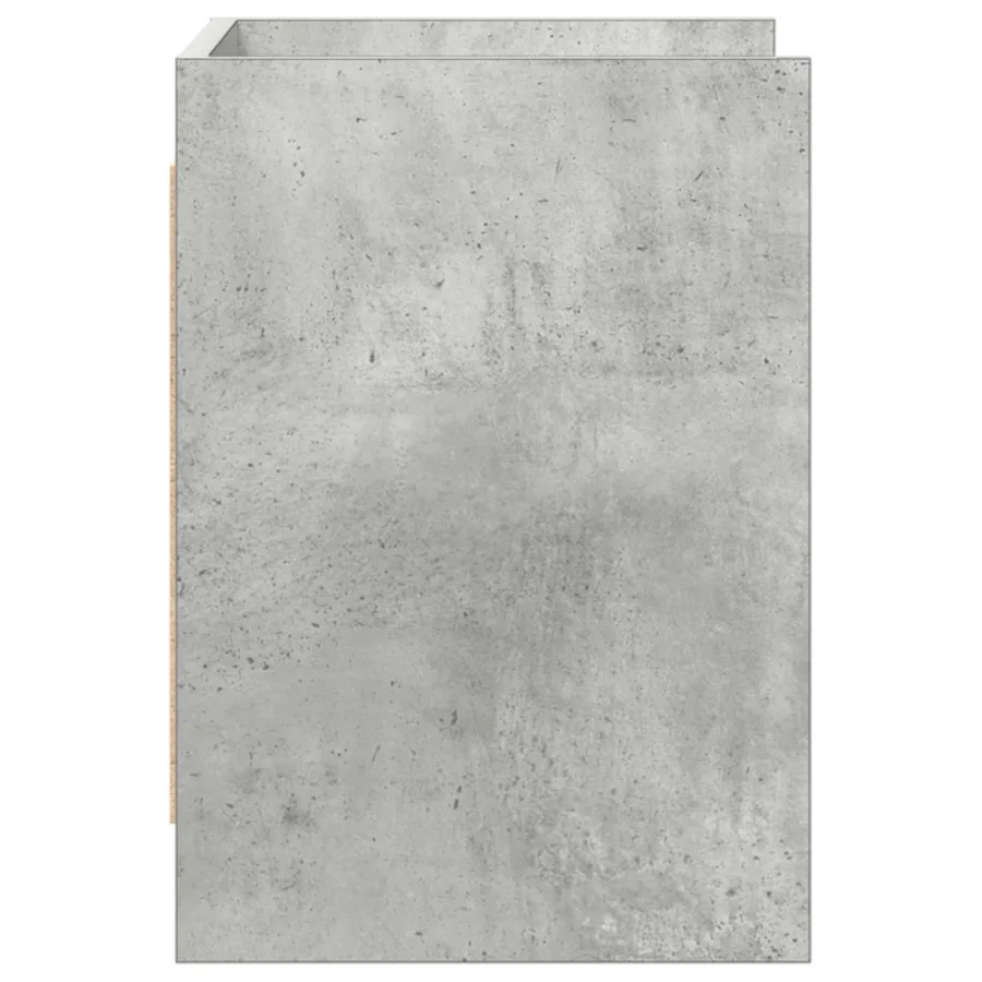 Meuble TV 60 x 33 x 47 cm Gris béton Bois d'ingénierie - 5