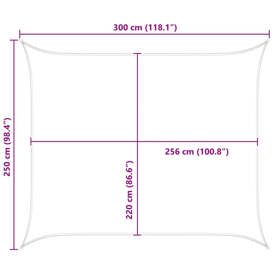 Voile d'ombre Oxford enduit de PU - 8