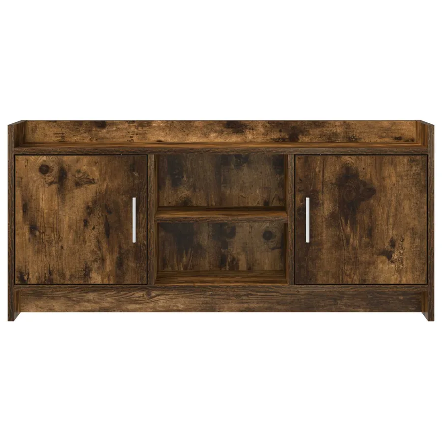 Meuble TV 102 x 33 x 47 cm Chêne fumé Bois d'ingénierie - 5