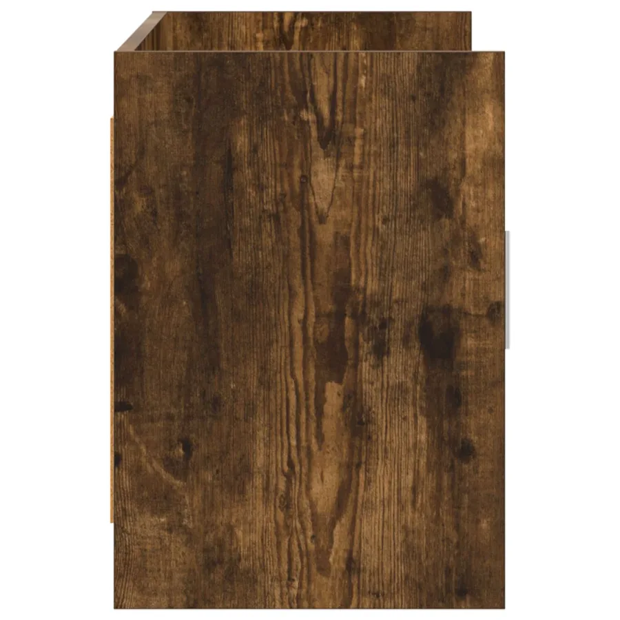 Meuble TV 102 x 33 x 47 cm Chêne fumé Bois d'ingénierie - 6